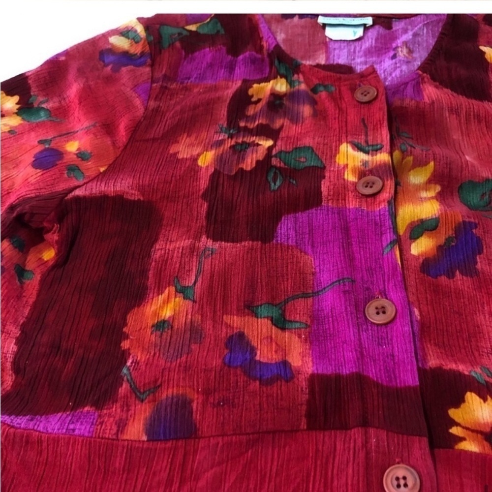 Vintage Sarah b studio blouse button front - Picture 14 of 16